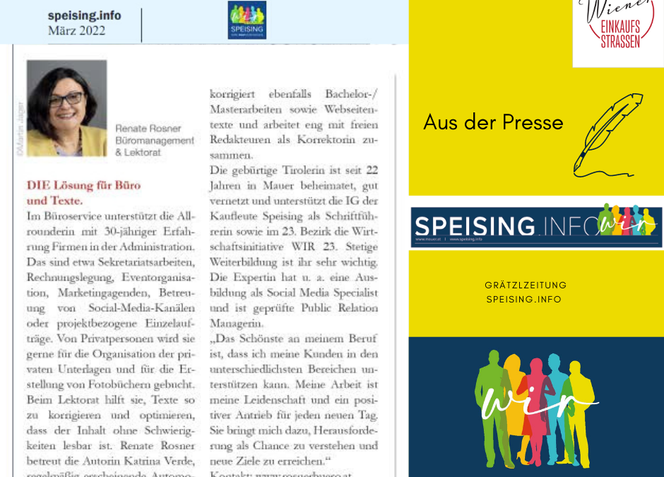 Mitglieder im Porträt – Renate Rosner